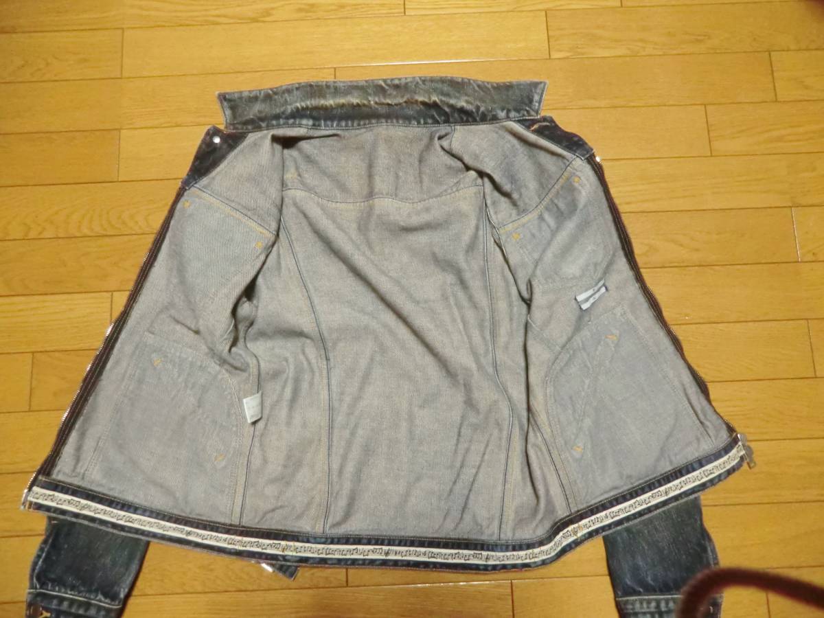 送無 美品 NUMBER(N)INE ナンバーナイン 音符 Gジャンサイズ 2 デニム