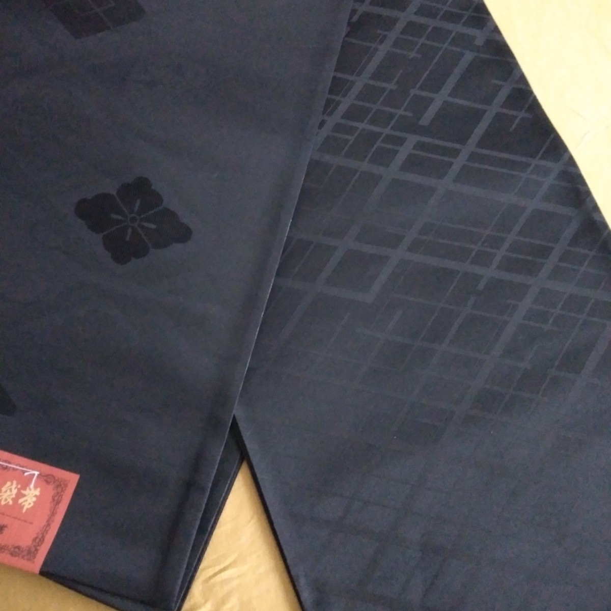 正絹 喪装用綴れ袋帯 菱文様 新品! | contifarma.pe