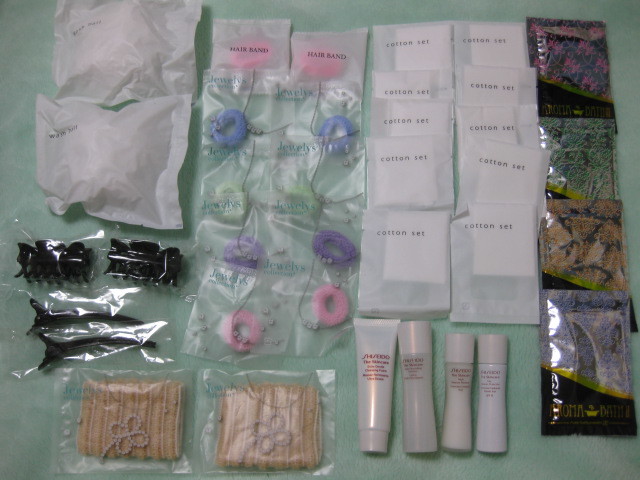 * unused new goods Shiseido The skin care set cosmetics make-up set travel together sample cosme 