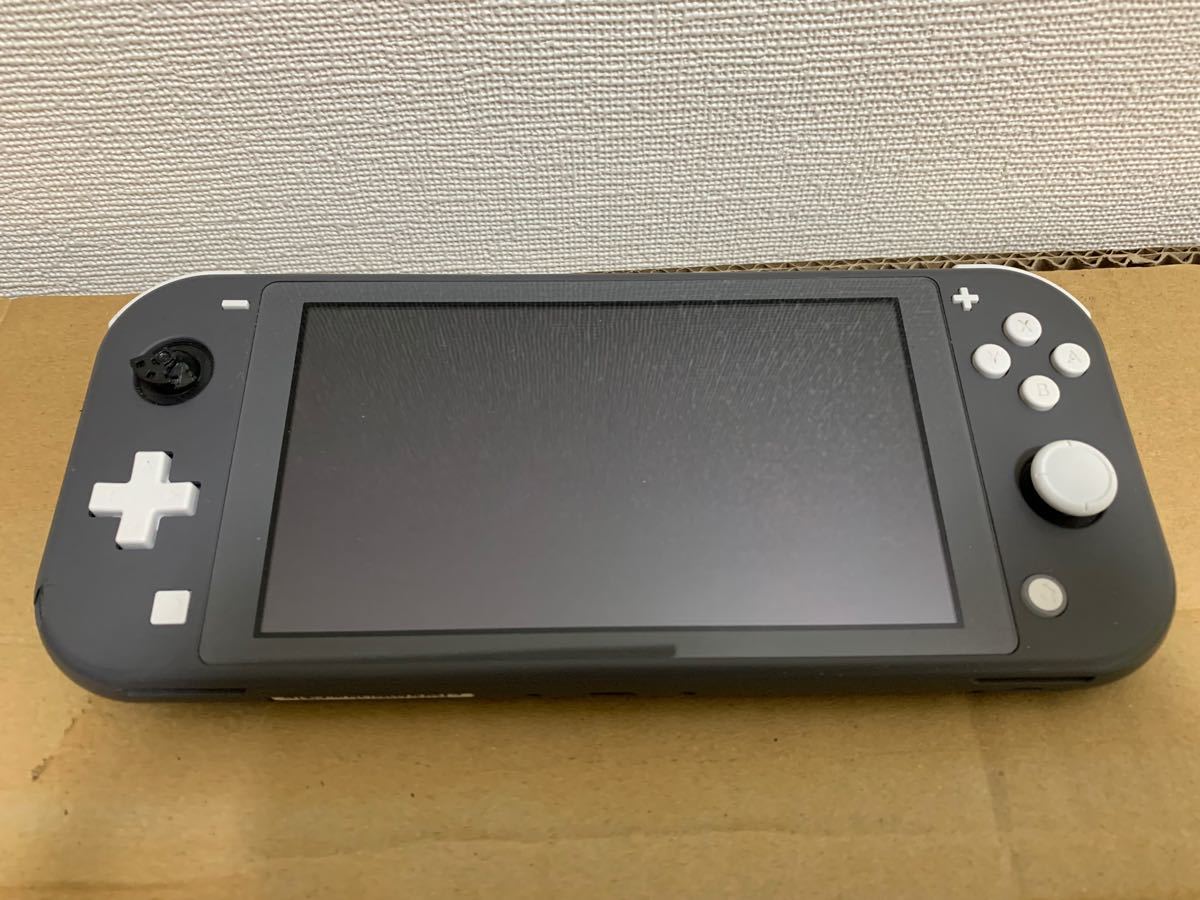 中古ジャンク品 ニンテンドー switch lite スイッチライト グレー 本体のみ 水没 落下 不動