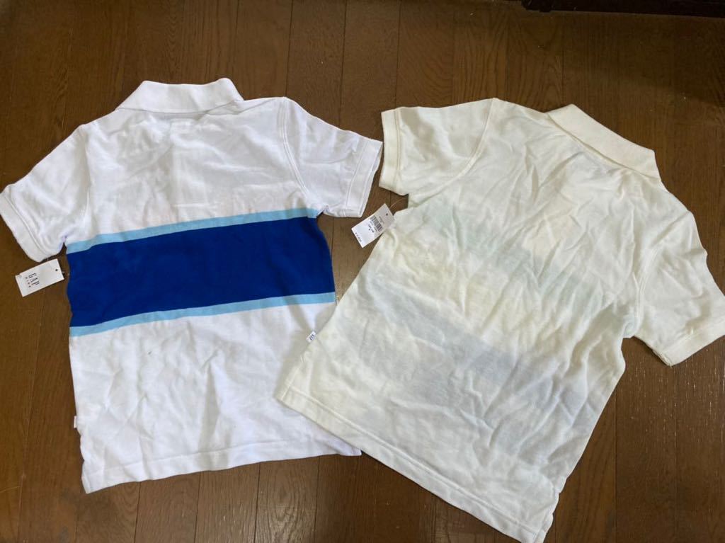  new goods GAP KIDS polo-shirt 2 pieces set white man . Kids 120 Gap Kids 