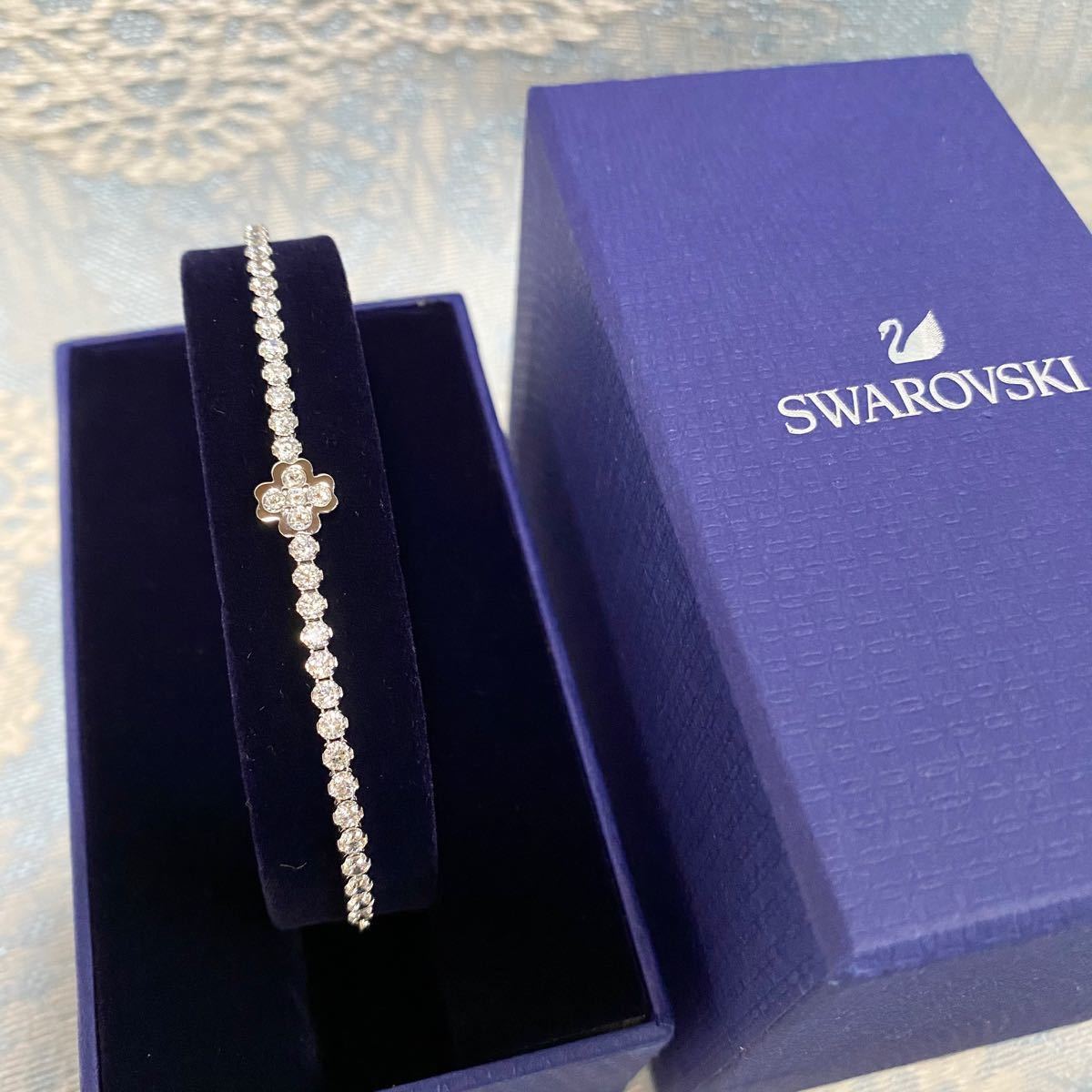 超特価SALE開催! 《一点物》SWAROVSKI ブレスレット クリスタル
