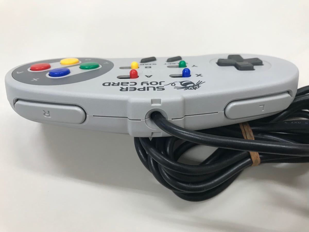 スーパージョイカード　ハドソン　スーパーファミコンコントローラー　分解洗浄済み　正常動作品