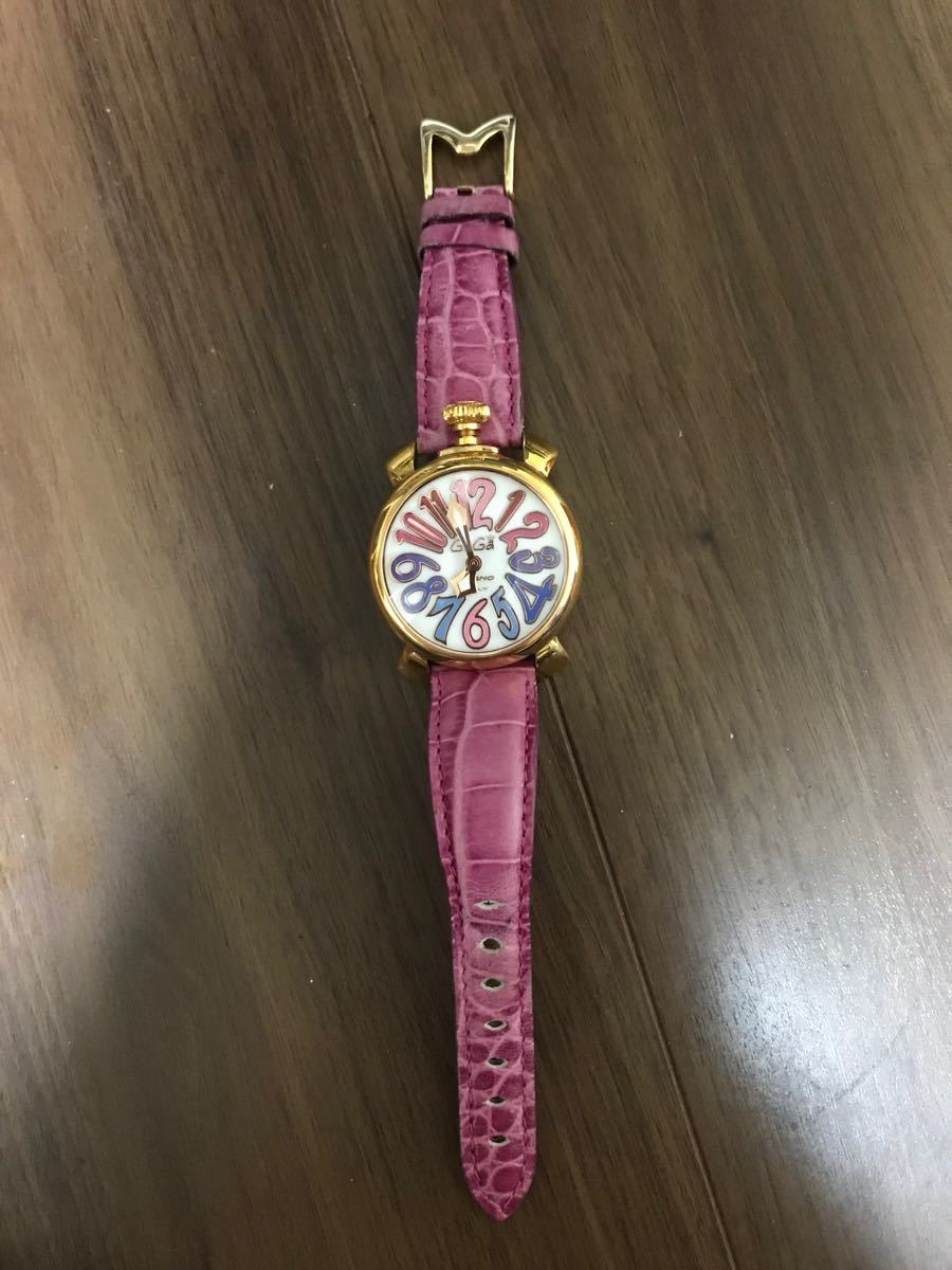 GAGA MILANO ガガミラノ マニュアーレ 40mm ピンクゴールド