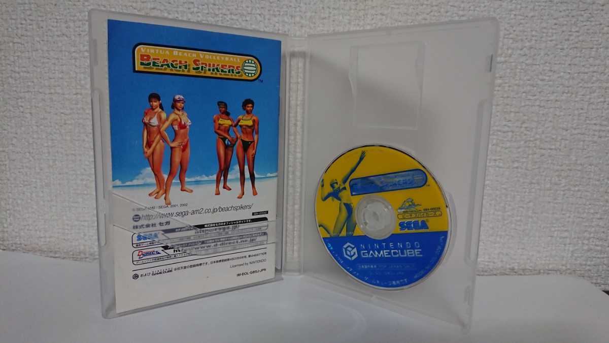 GC ビーチスパイカーズ ゲームキューブ 動作確認済み GAMECUBE BEACH SPIKERS VIRTUA BEACH VOLLEYBALL_画像3