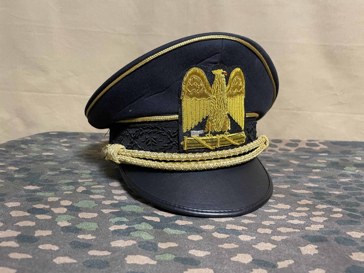 イタリア　イタリア軍　ファシスト　制帽　レプリカ　中古品　ムッソリーニ_画像1