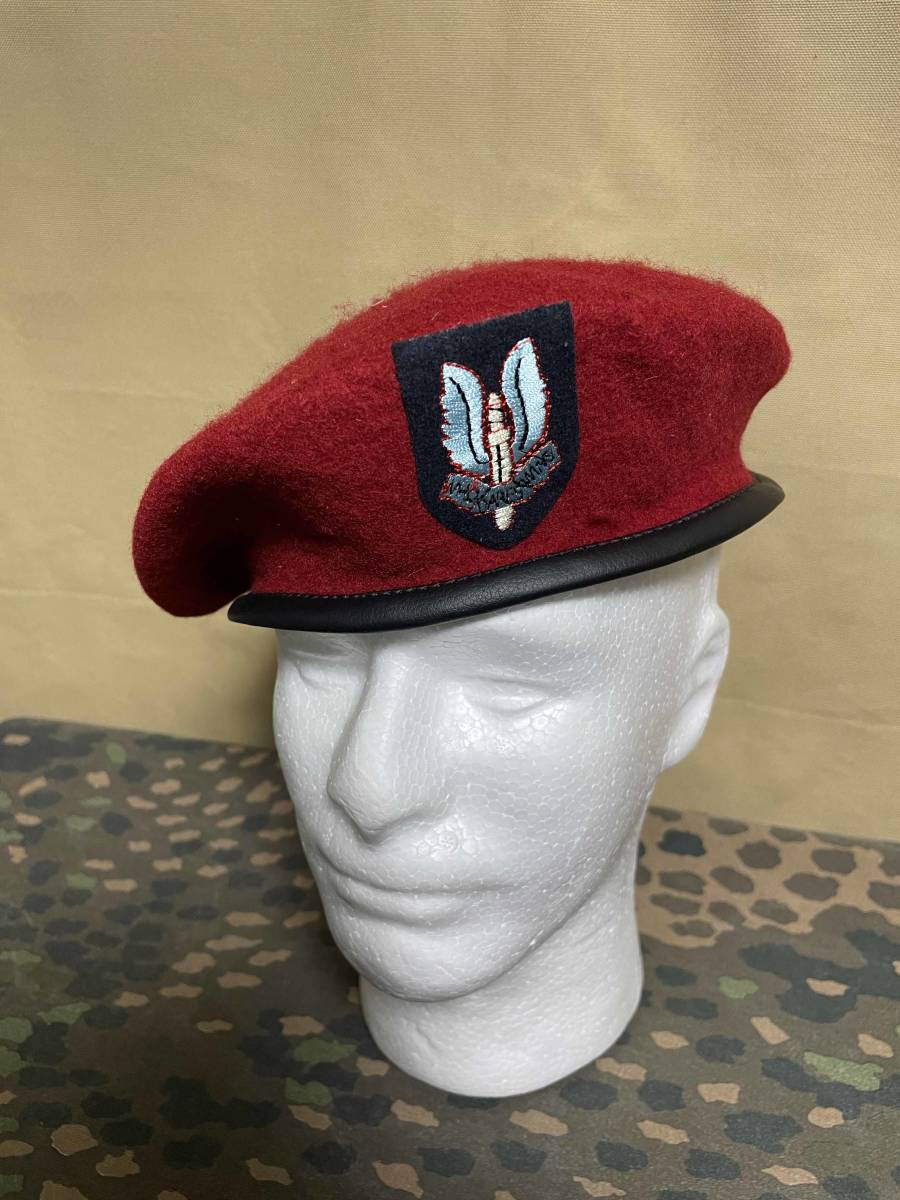  England army England land army special air service SAS special squad beret genuineness unknown discharge goods secondhand goods 