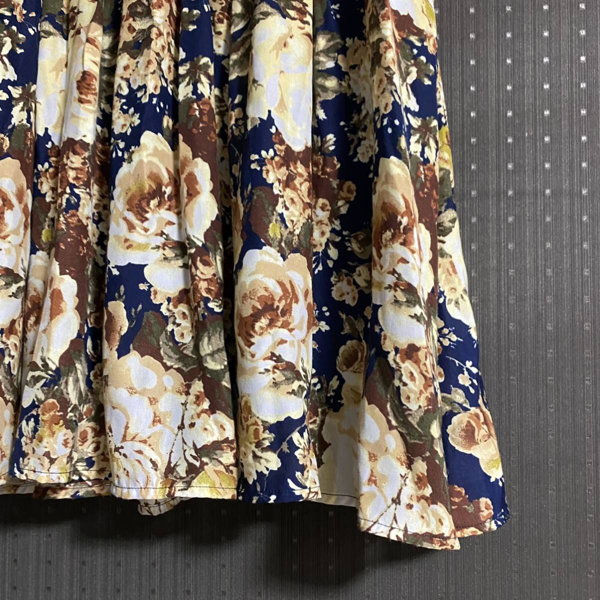 axes femme アクシーズファム クラシカル花柄ワンピース アンティーク