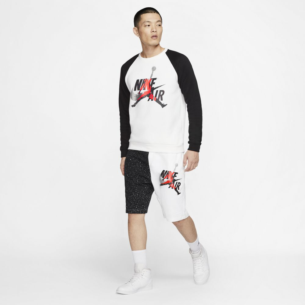 NIKE AIR JORDAN CU1558 100 ナイキ エア ジョーダン スウェット ジャンプマン フリース シャツ トレーナー フォース マックス ダンク 新品_画像3