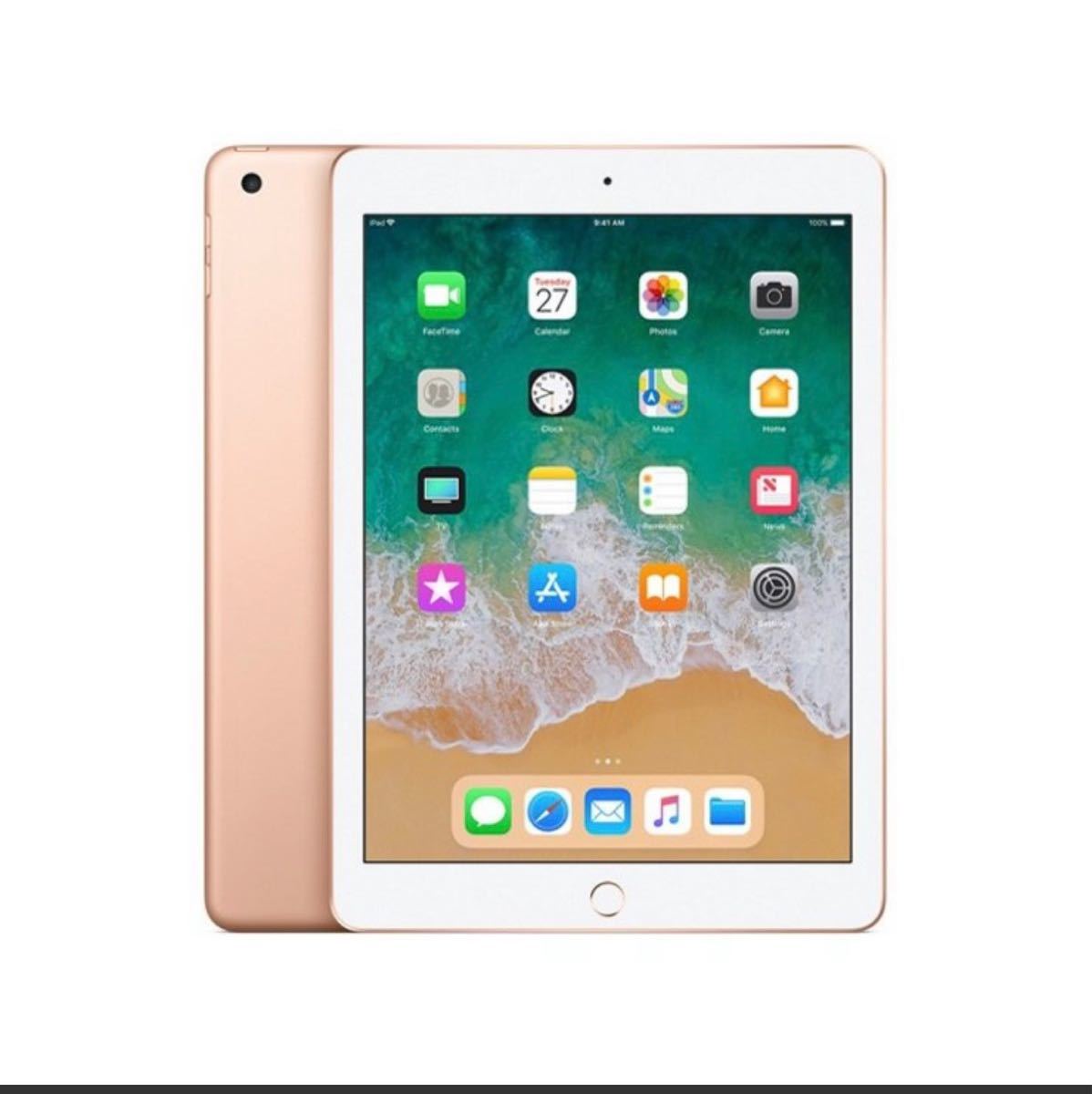 美品　iPad 第6世代 Wi-Fiモデル 128GB ゴールド