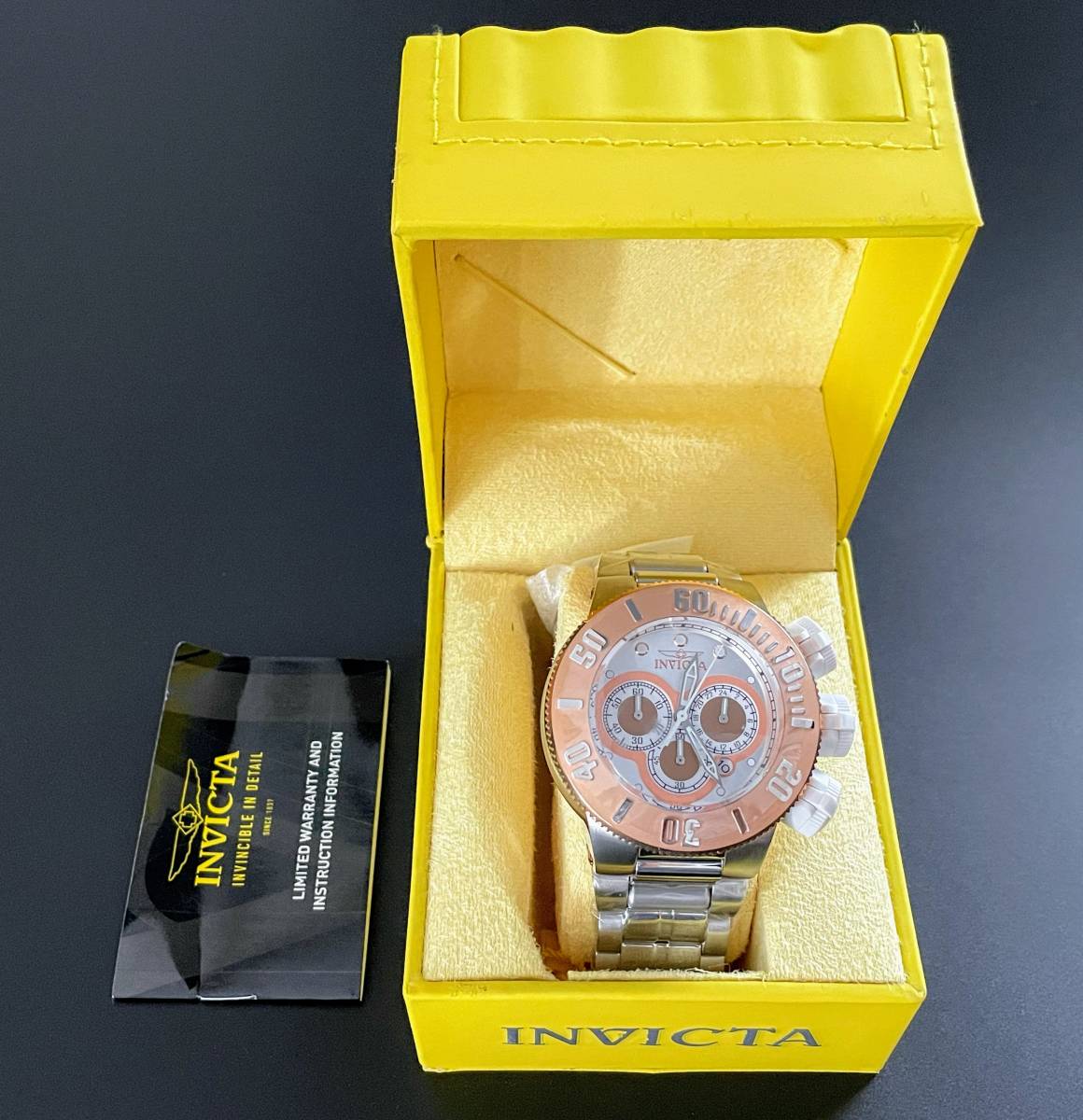 新品】◎ INVICTA/インビクタ/メンズ腕時計/サブアクア/56mm/クロノ