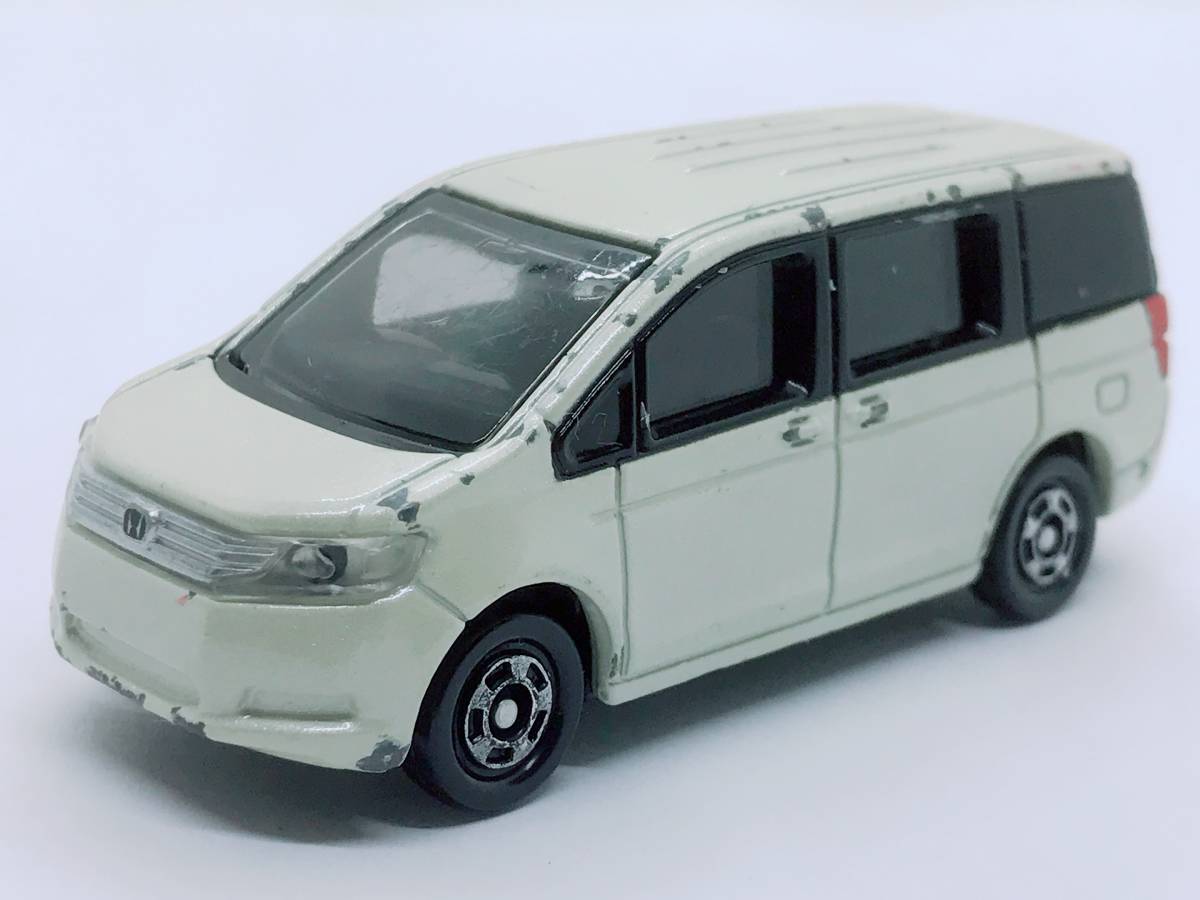 く2★トミカ ミニカー 2010 ホンダ ステップワゴン 白系 No.21_画像1