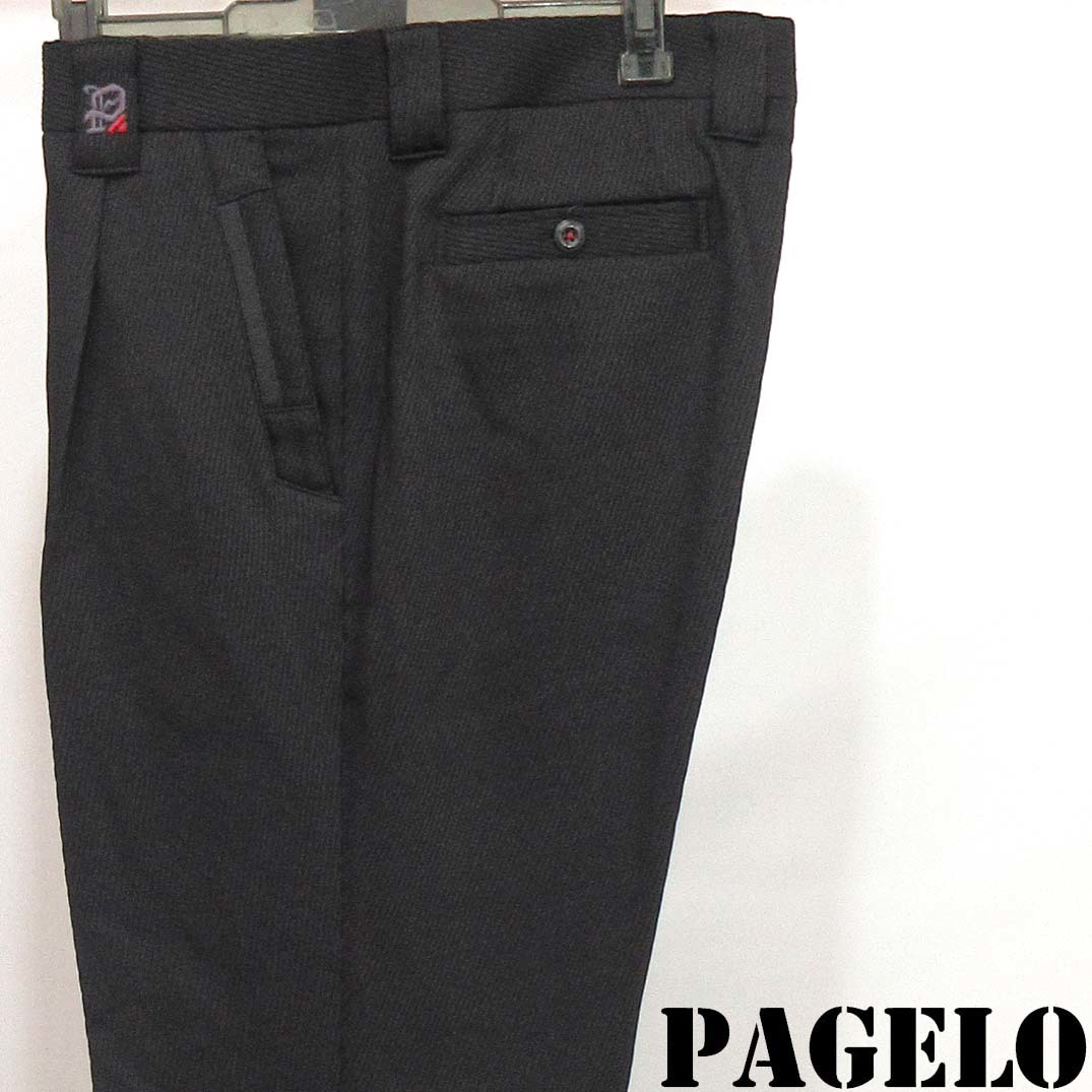 ★PAGELO★SALE タック付きスラックス【黒W91㎝】秋冬モデル 15510427 パジェロ