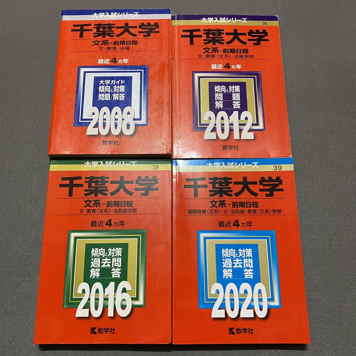【翌日発送】　赤本　千葉大学　文系　前期日程　2004年～2019年 16年分