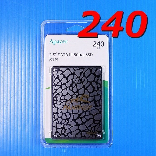 【SSD 240GB】Apacer AS340 PANTHER