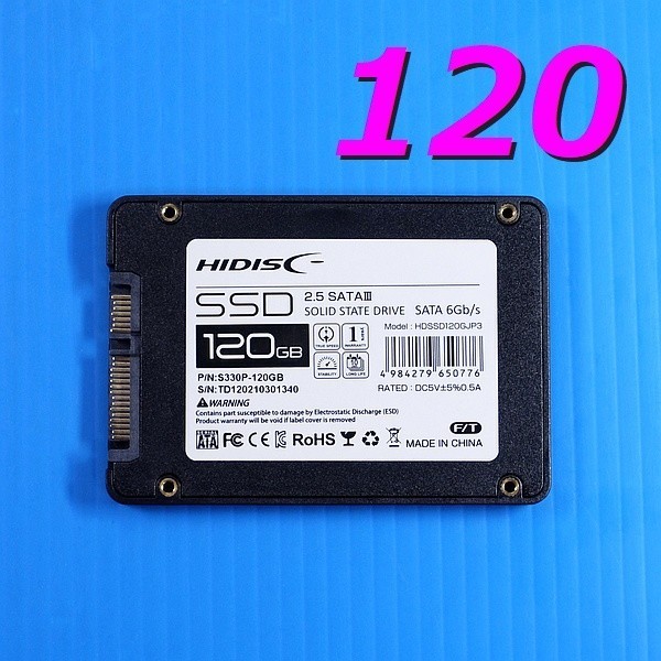 【SSD 120GB】HIDISC HDSSD120GJP3