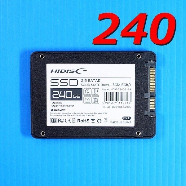 【SSD 240GB】HIDISC HDSSD240GJP3