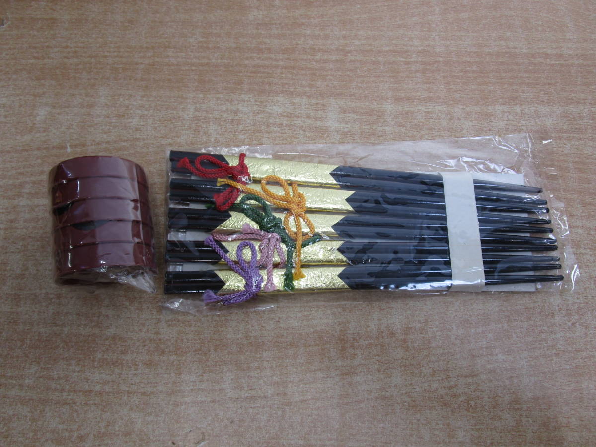 o821* soup bowl chopsticks put chopsticks set * unused goods 