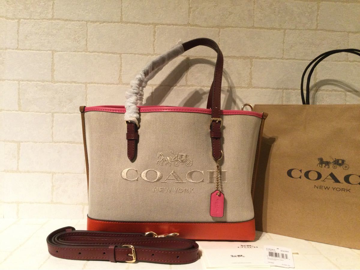 新品 コーチ COACH トートバッグ C4085 IMSQ6 レディース マルチ