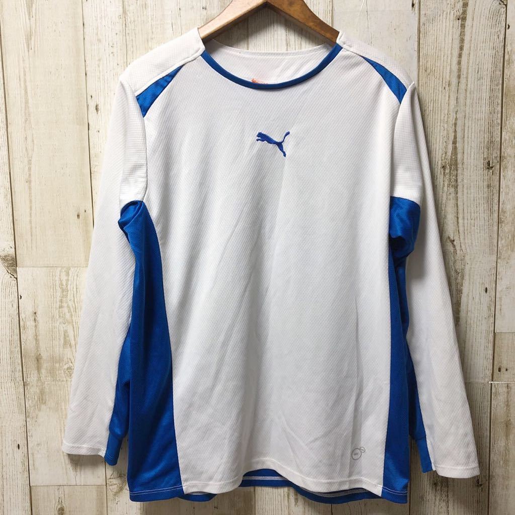 PUMA プーマ 長袖Tシャツ ドライシャツ 160サイズ トレーニングウエア サッカー フットサル_画像1