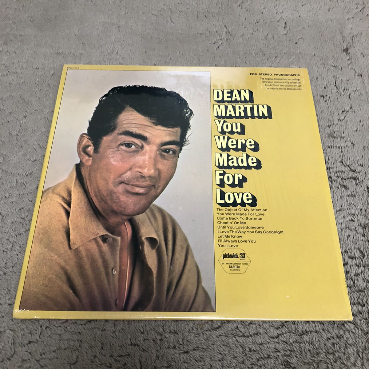 DEAN MARTIN ディーンマーティン / You Were Made For Love / 【US盤