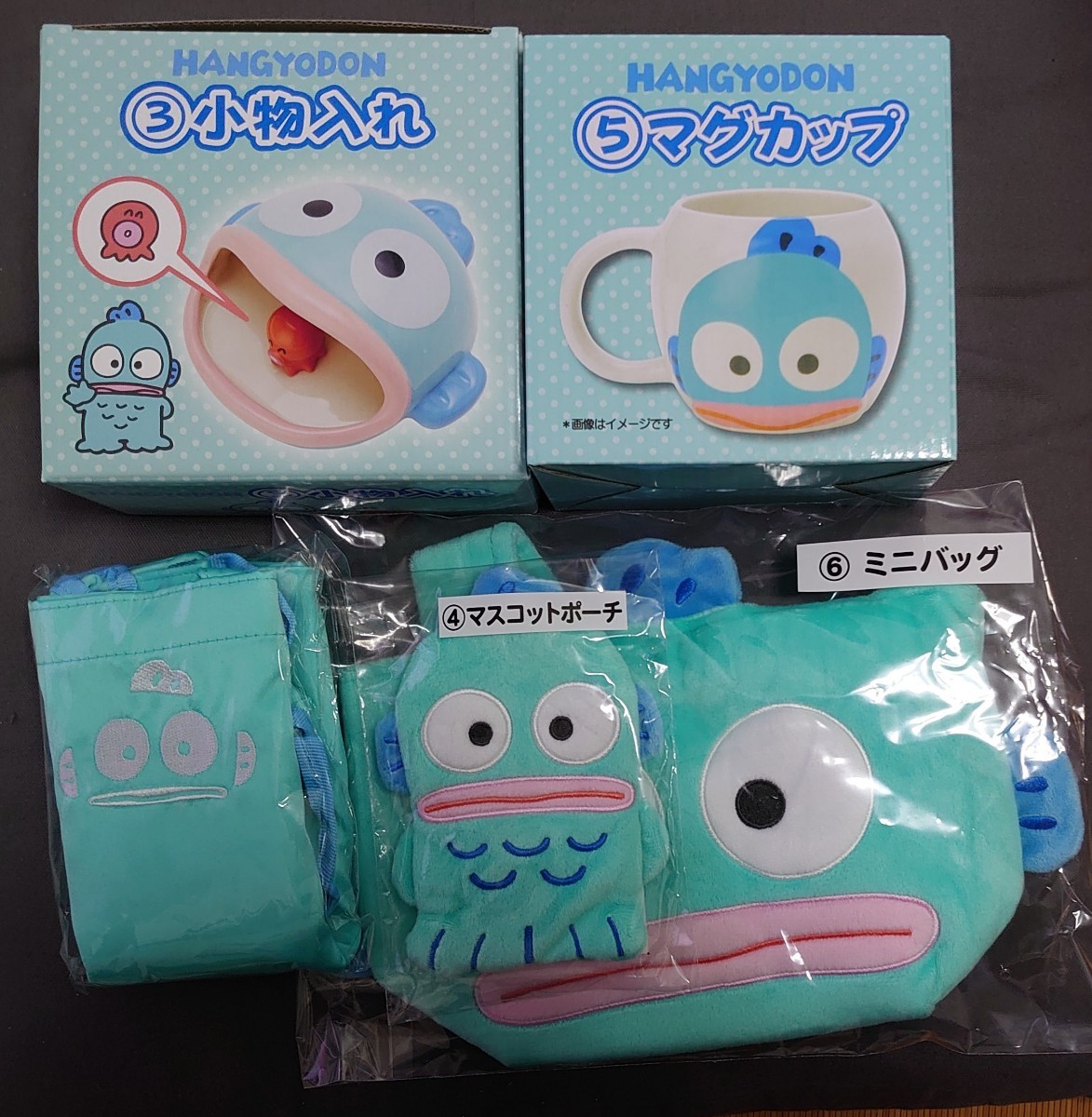 ハンギョドン くじ景品詰め合わせ 小物入れ・マグカップ ハンギョドン くじ景品詰め合わせ 小物入れ・マグカップ