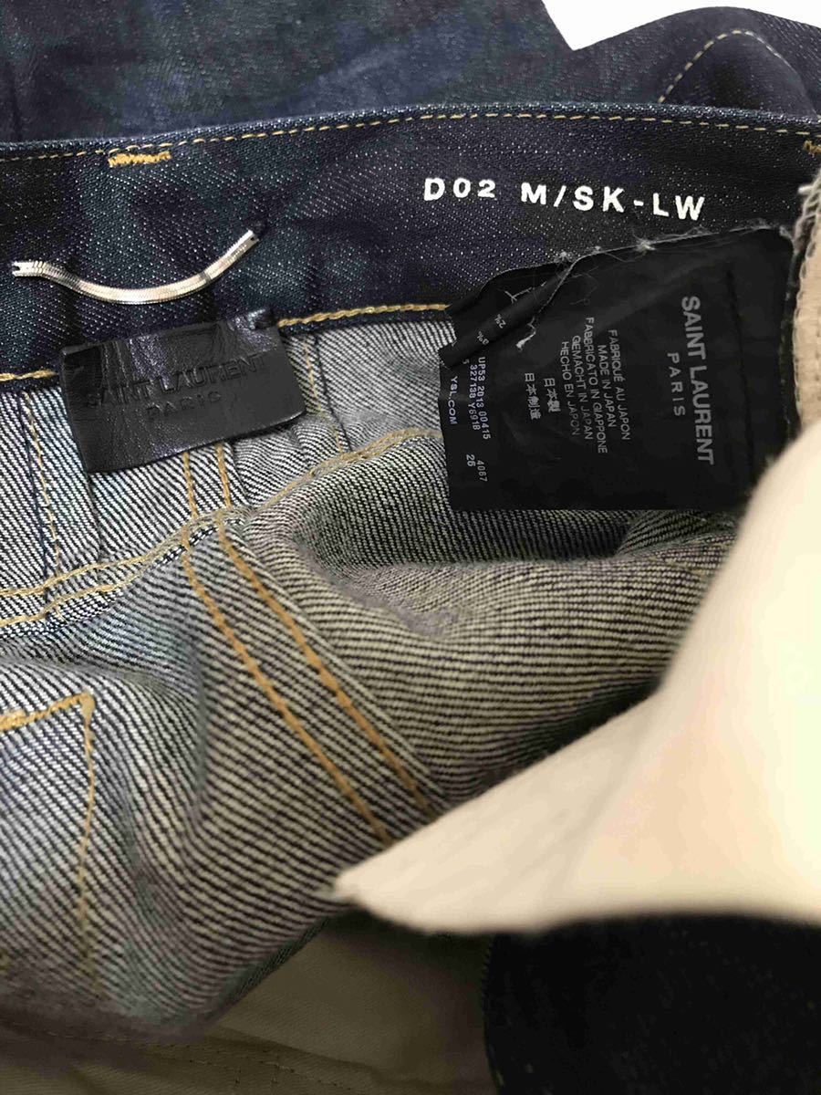 国内正規 14SS SAINT LAURENT PARIS サンローラン パリ Hedi Slimane