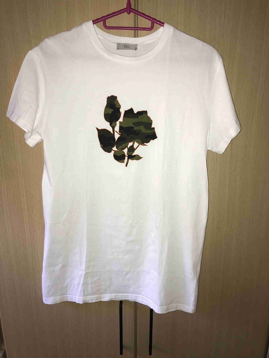 DIOR HOMME ディオールオム カットソー 黒 プリントTシャツ | www