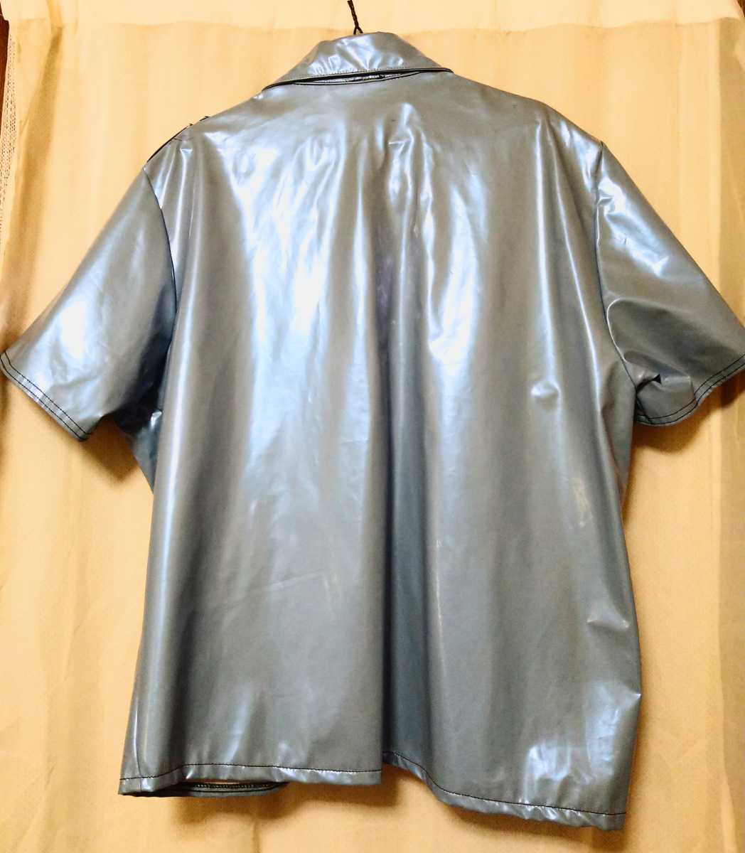 enamel jacket エナメル ジャケット メンズ Lサイズ 半袖の画像2