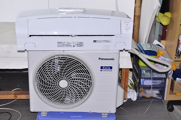 中古①■ルームエアコン Panasonic CS-EX229C-W 主に6畳用 冷房 2.2kW 2019年製 エオリア パナソニック_画像1