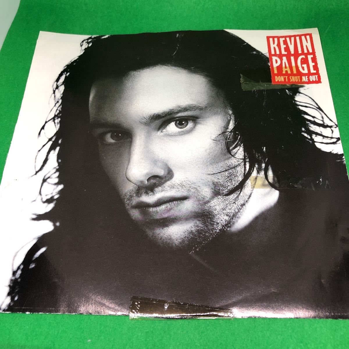 レア盤　KEVIN PAIGE ケヴィン・ペイジ / DON'T SHUT ME OUT　中古レコード　シングル　輸入盤？