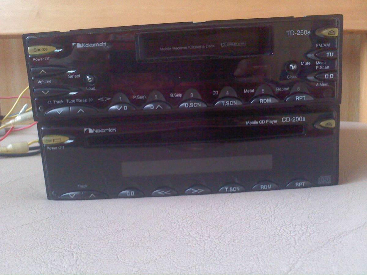 * Nakamichi CD deck cassette deck set 