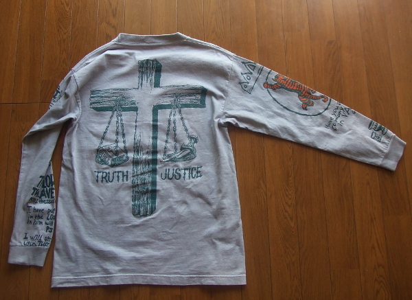 M☆映画ケープフィアー☆90sビンテージ長袖Tシャツ ロバート M☆映画ケープフィアー☆90sビンテージ長袖Tシャツ ロバート