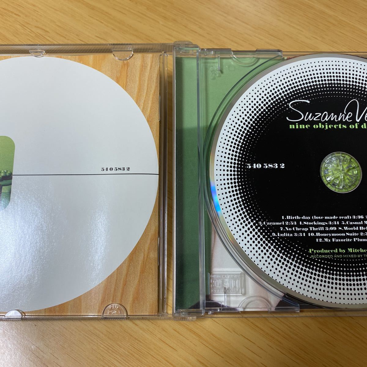 【美品】CD Suzanne Vega / Nine Objects Of Desire スザンヌ ベガ_画像3