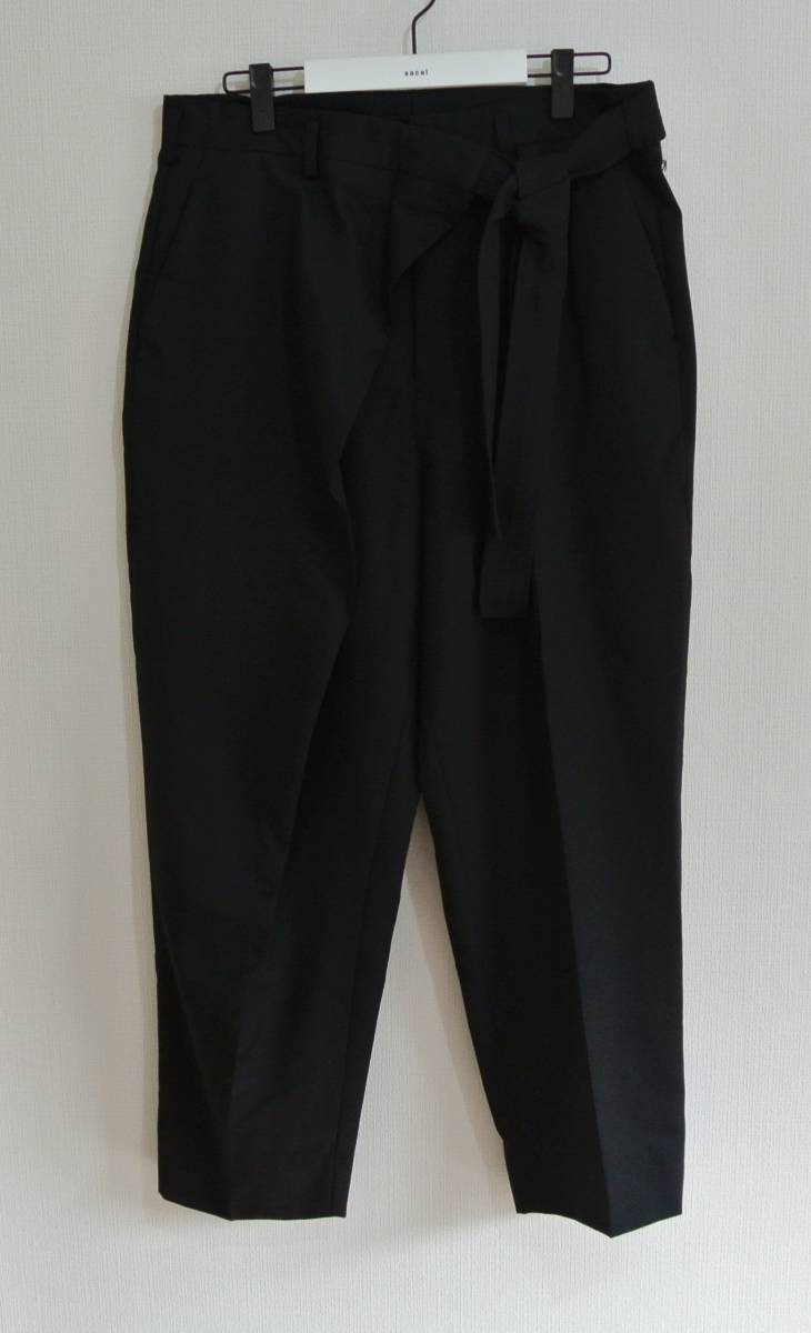 SOSHIOTSUKI WRAP KNOT WIDE TROUSERS SAW20PT02F ワイドトラウザーズ 