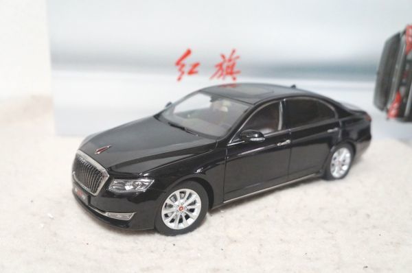 冬ギフト Yahoo!オークション - 紅旗 H7 1/18 ミニカー 黒系 ホンチー 乗用車