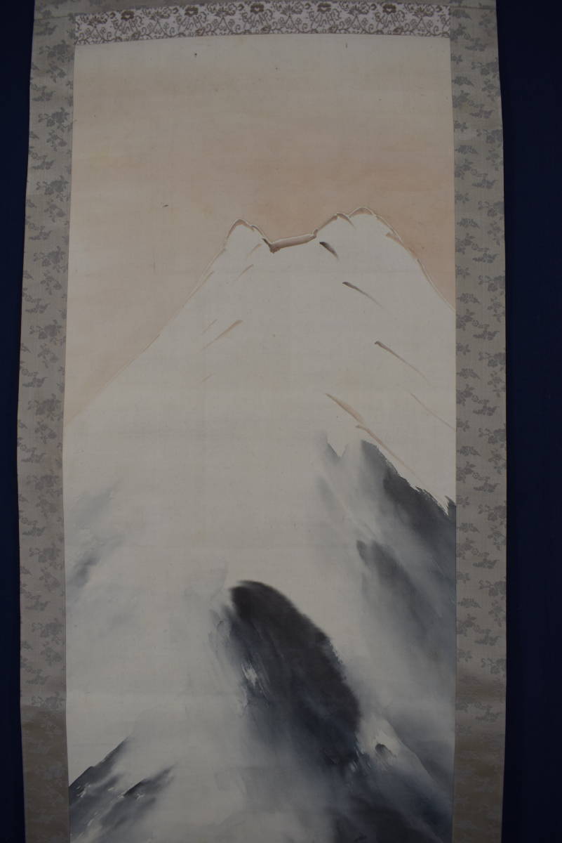 真作】紫雲/富岳之図/富士山図/掛軸☆宝船☆Y-328 JM - JChere雅虎拍卖代购