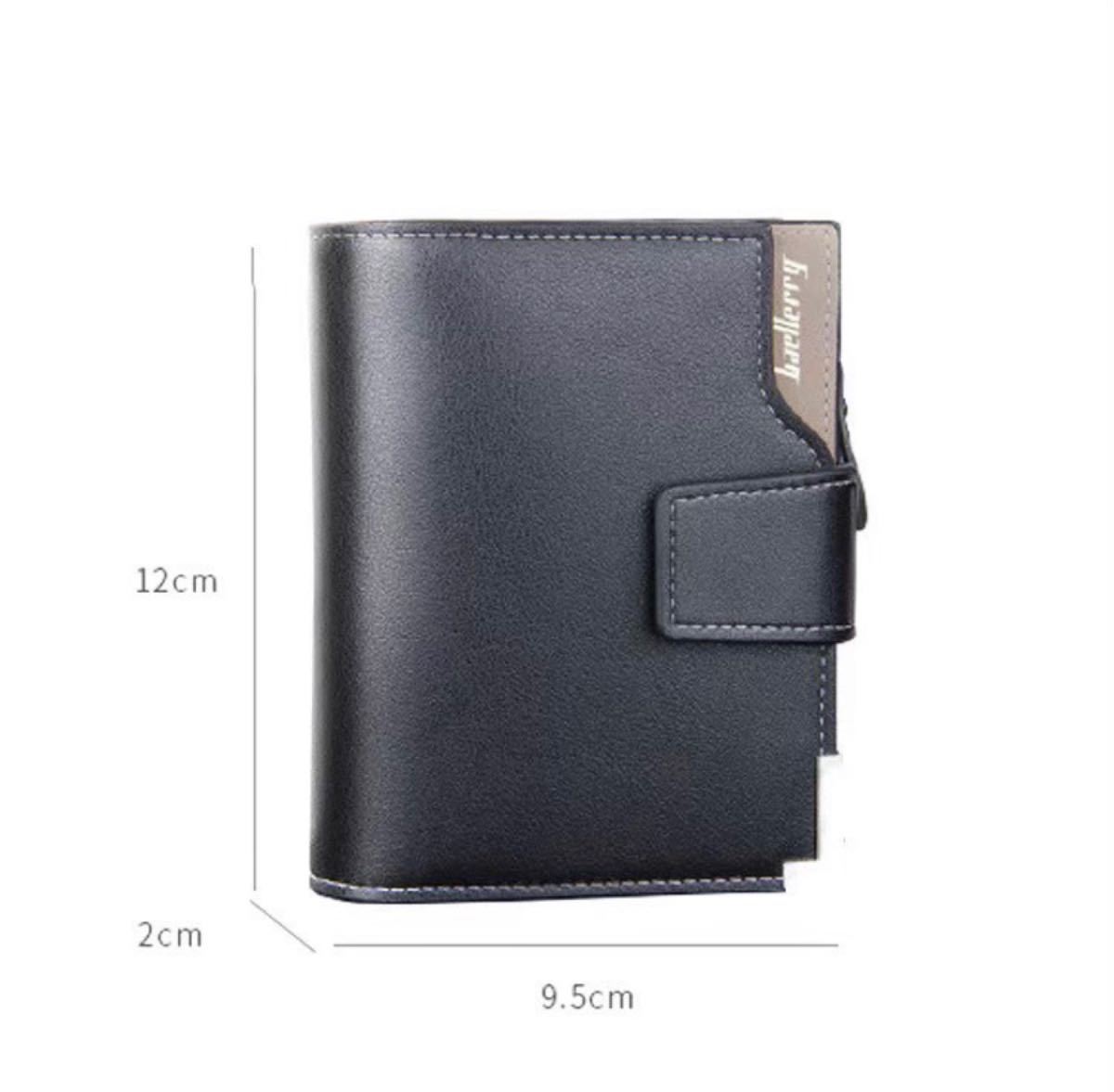 二つ折り財布 (ブラック)シンプル 送料無料 新品未使用