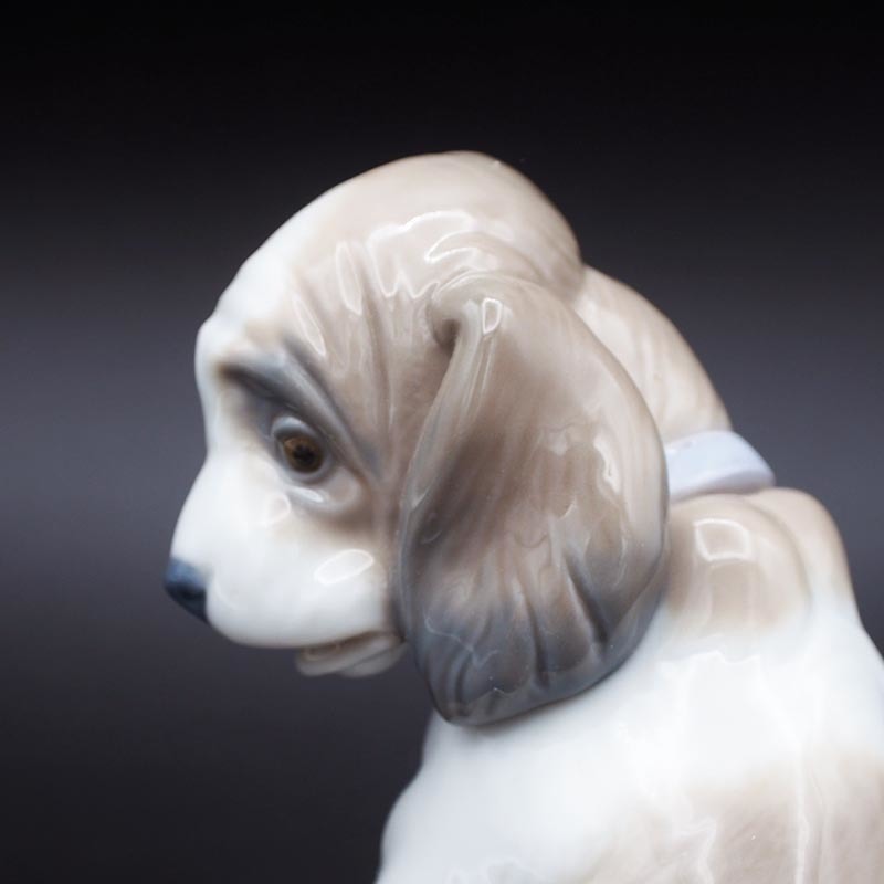 リヤドロ LLADRO 6210 マイフレンド Gentle Surprise スペイン製 フィギュリン 犬 蝶_画像5