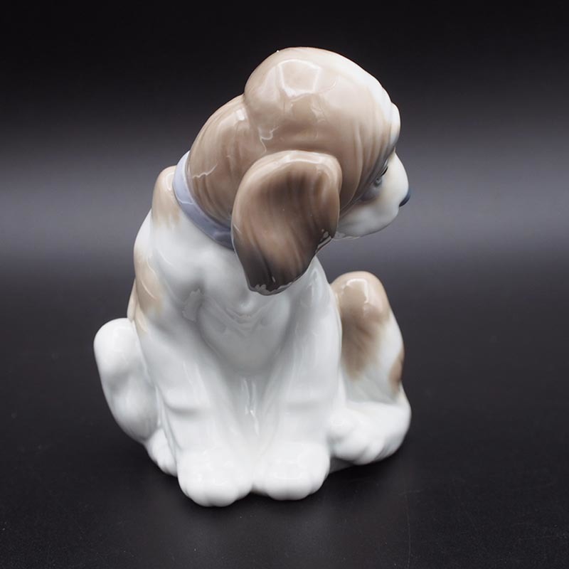 リヤドロ LLADRO 6210 マイフレンド Gentle Surprise スペイン製 フィギュリン 犬 蝶_画像8