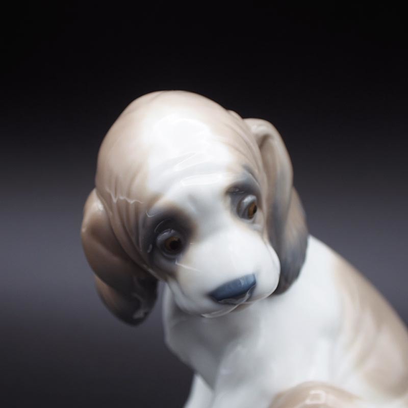 リヤドロ LLADRO 6210 マイフレンド Gentle Surprise スペイン製 フィギュリン 犬 蝶_画像3