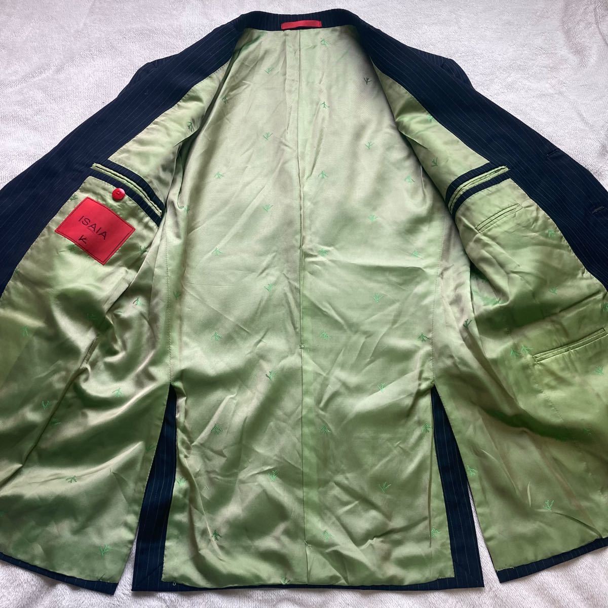 【定価30万円!!】イザイア 高級スーツ セットアップ 総裏地