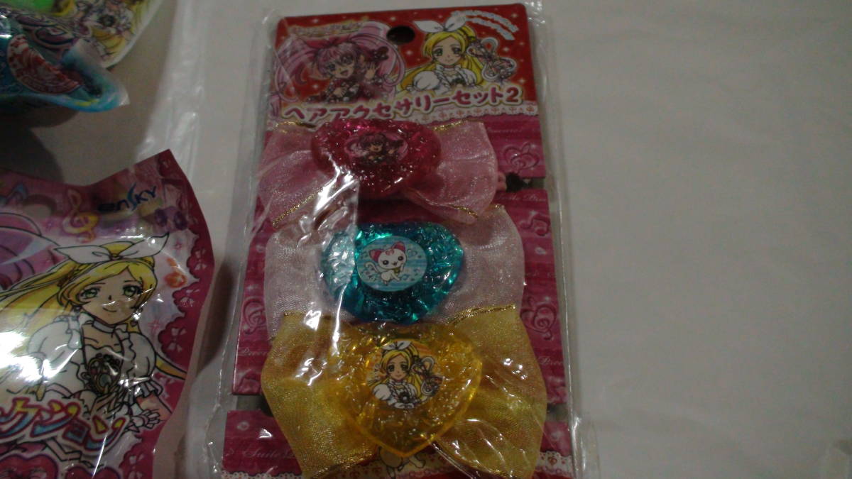 2011年販売 スイートプリキュア♪ ヘアアクセサリーセット2が1個＆イヤリングコレクションが2個＆プリティスタンプ2が2個 プリキュアの画像4