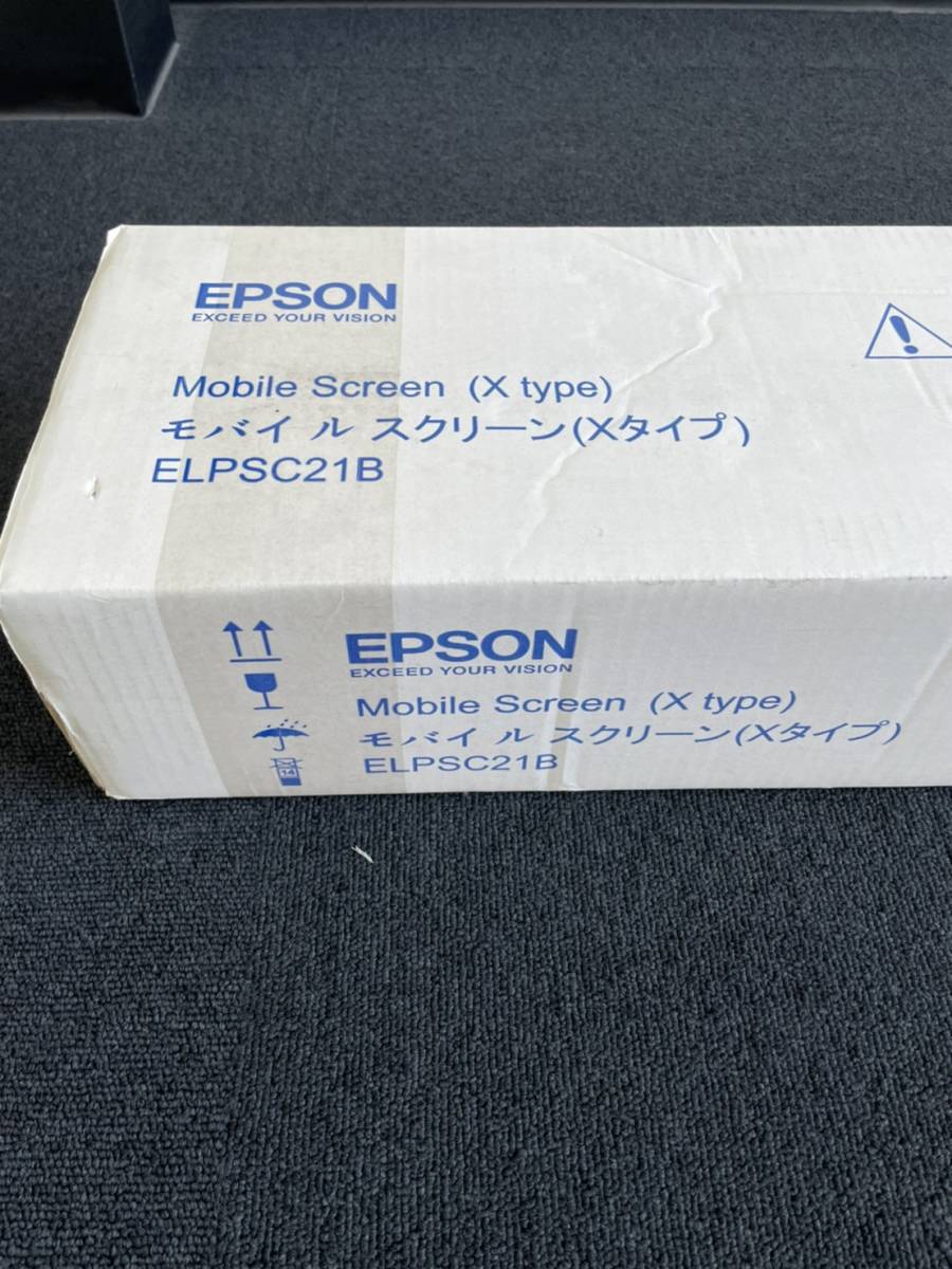 美品 EPSON モバイルスクリーン Xタイプ ELPSC21B - その他