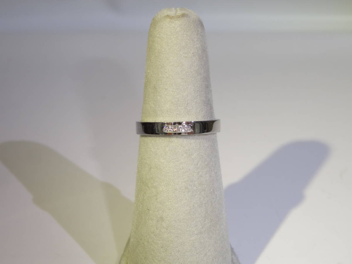 ☆ ショーメ CHAUMET PT950 リアン ダイヤ #53刻印 約12.5~12.8号位