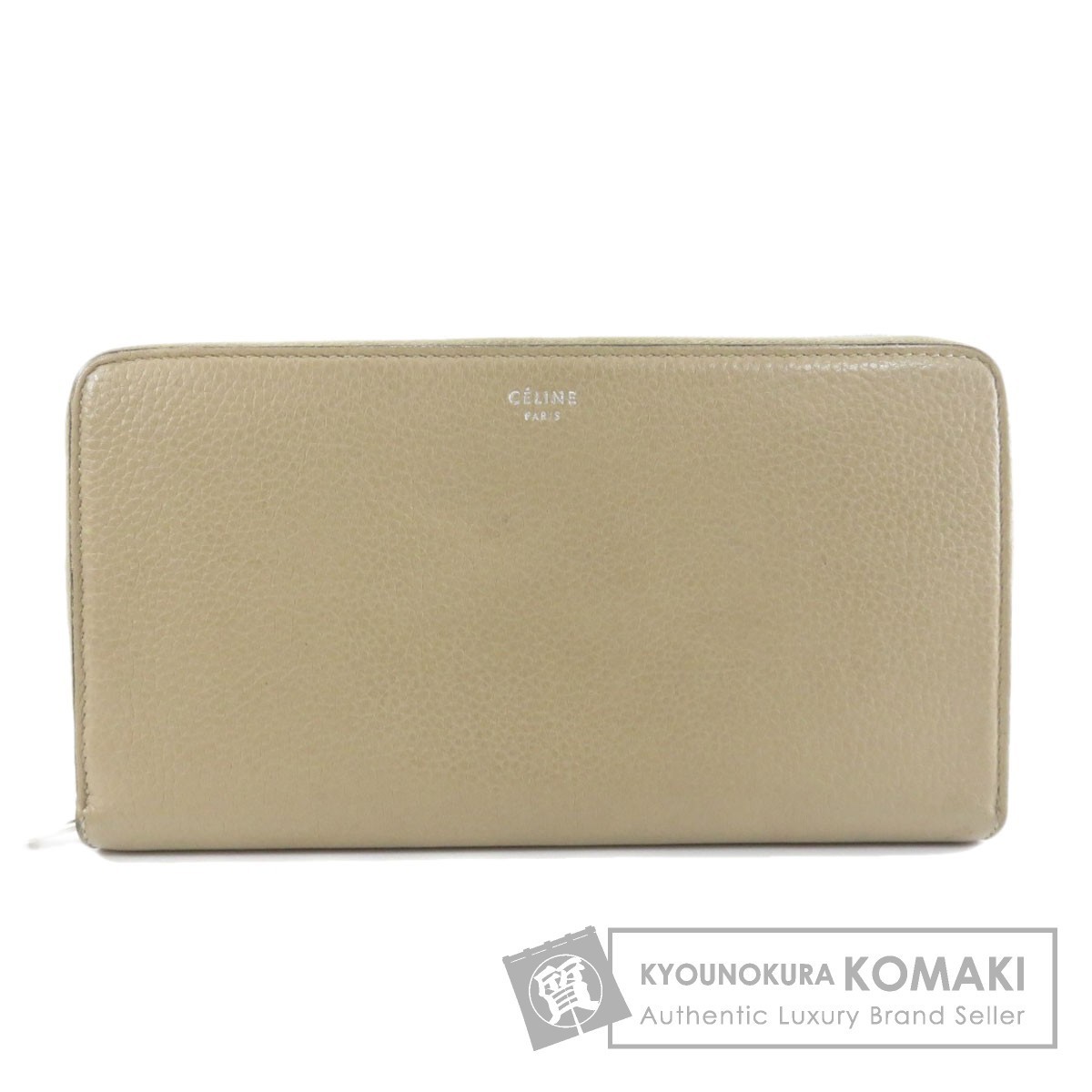 ブランド 新品 CELINE セリーヌ ラウンドジップ 長財布 財布 レザー