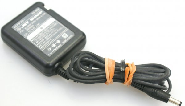 #< free shipping > sharp computerized dictionary for charger AC adaptor EA-80A operation ok*0 **