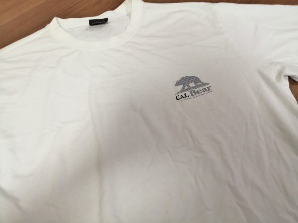 kkaa1668 ■ CAL Bear ■ Tシャツ カットソー トップス 半袖 ベアー クマ 熊 くま 白 LL XL_画像7