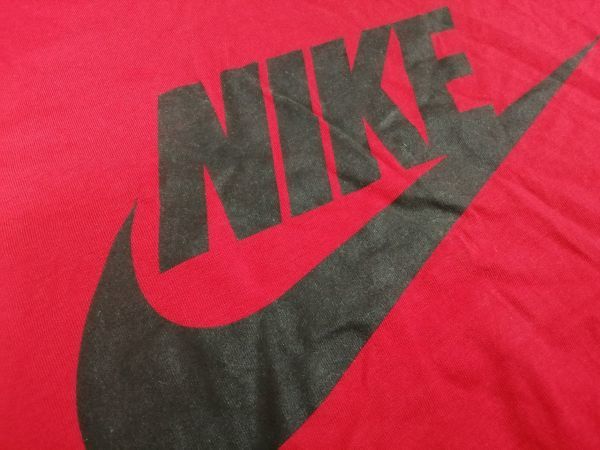 kkaa1698 ■ NIKE ■ ナイキ Tシャツ カットソー トップス 半袖 コットン 赤 S_画像8