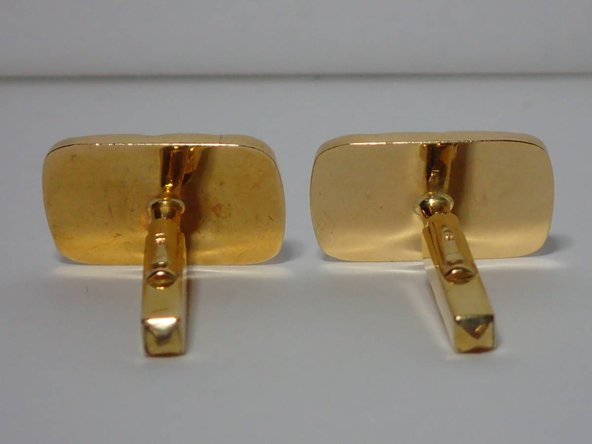 WAKO 和光 カフス K18(刻印あり) 箱あり 18金 ゴールド 銀座和光の画像6